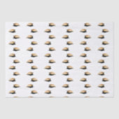 Glam Gold Glitter Wimpers Tissuepapier (Voorkant)