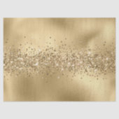 Glam Gold Glitzy Sparkle Glitter    Tissuepapier (Voorkant)