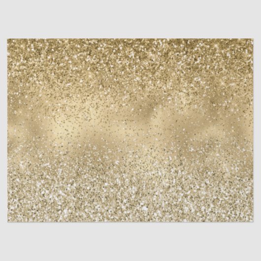 Glam Gold Glitzy Sparkle Glitter      Tissuepapier (Voorkant)