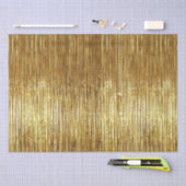 Glam Gold Glitzy Sparkle Stripes Tissuepapier (Craft)