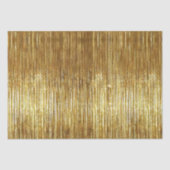 Glam Gold Glitzy Sparkle Stripes Tissuepapier (Voorkant)