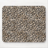 Glam Gold Leopard Print Muismat (Voorkant)