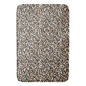 Glam Gold Leopard Print Ombre Badmat (Voorkant Verticaal)