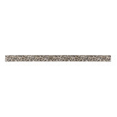 Glam Gold Leopard Print Ombre Satijnen Lint (Voorkant)