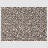 Glam Gold Leopard Print Ombre Tissuepapier (Voorkant)