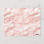 Glam Gold Leopard print roze Glitter Love Heart Briefkaart (Achterkant)