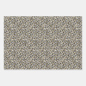 Glam Gold-luipaard afdrukken Glitter sparkle Inpakpapier Vel (Voorkant 3)