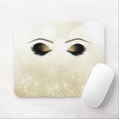 Glam Gold Makeup Eyes & Lashes - Aangepast Muismat (Met muis)