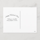 Glam Gold Owl Heart Valentijn Feestdagenkaart (Achterkant)