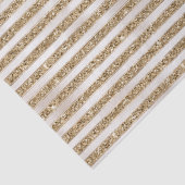 Glam Gold Pearl Stripes Tissuepapier (Detail)