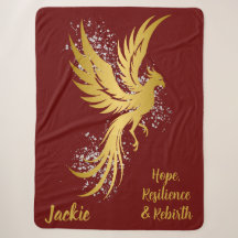 Glam Gold Phoenix Silver Glitter Monogram kastanje