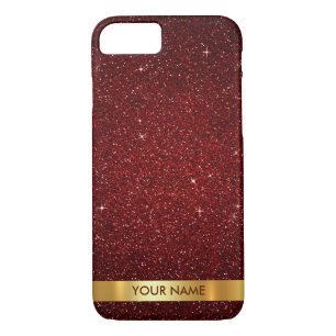 Glam Gold Red Carpet Velvet Glitter Case-Mate iPhone Case