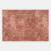 Glam Gold Red Glitter Luipaard Print Inpakpapier Vel (Voorkant 2)