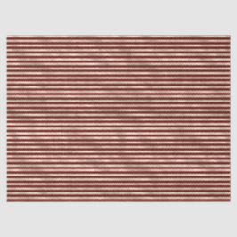 Glam Gold Red Holiday Stripes Tissuepapier