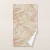 Glam Gold Roos Blush Pink Leopard Print     Bad Handdoek (Handdoek)