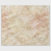 Glam Gold Roos Blush Pink Leopard Print Cadeaupapier (Vlak)