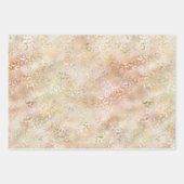 Glam Gold Roos Blush Pink Leopard Print Inpakpapier Vel (Voorkant)