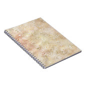 Glam Gold Roos Blush Pink Leopard Print Notitieboek (Rechterzijde)