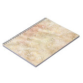 Glam Gold Roos Blush Pink Leopard Print Notitieboek (Linkerzijde)