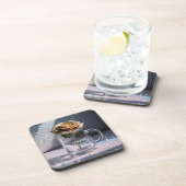 Glam Gold Roos Plastic Onderzetter Set (Rechterzijde)