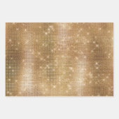 Glam Gold Sparkle Inpakpapier Vel (Voorkant 3)