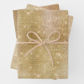 Glam Gold Sparkle Inpakpapier Vel (In situ)