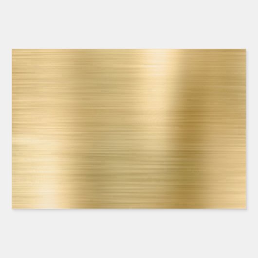 Glam Gold Sparkle Inpakpapier Vel (Voorkant 3)