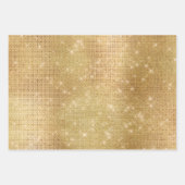 Glam Gold Sparkle Inpakpapier Vel (Voorkant 2)