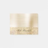 Glam Gold Sparkle Post-it® Notes (Voorkant)