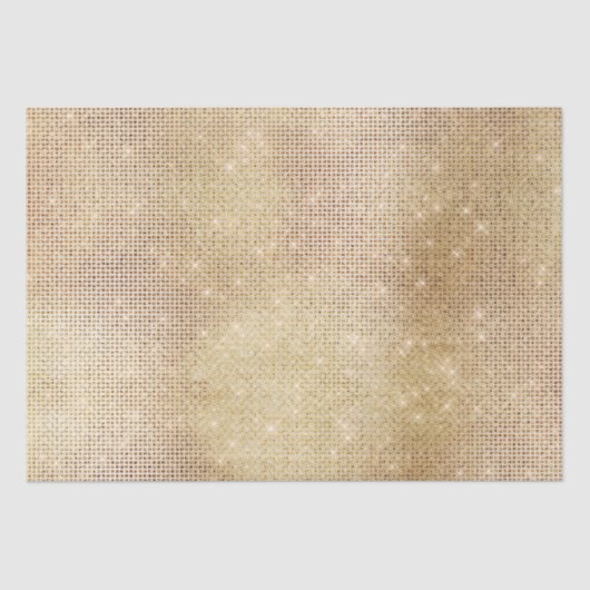 Glam Gold Sparkle Tissuepapier (Voorkant)