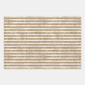 Glam Gold Stripes Inpakpapier Vel (Voorkant)