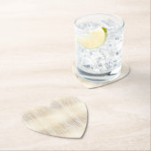 Glam Gold Stripes Kartonnen Onderzetters (Insitu)