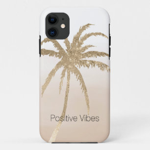 Glam Gold Tropical Palm ombre Case-Mate iPhone Case