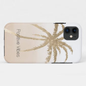 Glam Gold Tropical Palm ombre     Case-Mate iPhone Case (Achterkant (horizontaal))