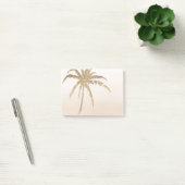 Glam Gold Tropical Palm ombre Post-it® Notes (Kantoor)