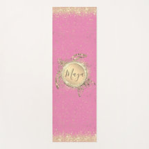 Glam Gold Turtle Sterren op Roze Gepersonaliseerd