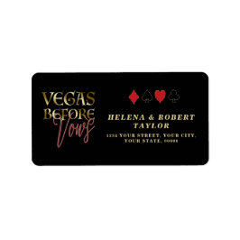 Glam Gold Vegas voor de huwelijksbelofte Casino vr Etiket