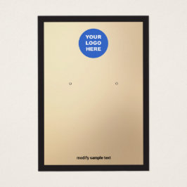 Glam Gold voegt uw Logo toe met de Kaart voor het 