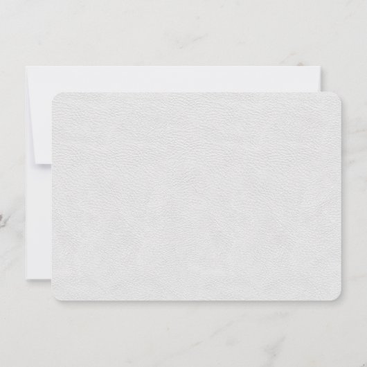 Glam Gold White — Ideaal voor bruiloft Kaart (Achterkant)