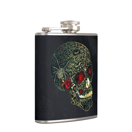 Glam Gothic Filigree Heupfles (Rechts)