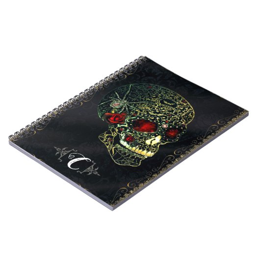 Glam Gothic Filigree Notitieboek (Linkerzijde)