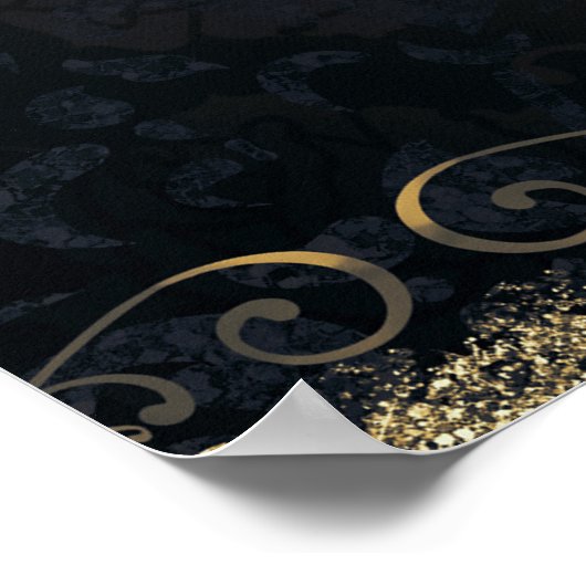 Glam Gothic Filigree Poster (Hoek)