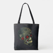 Glam Gothic Filigree Tote Bag (Achterkant)