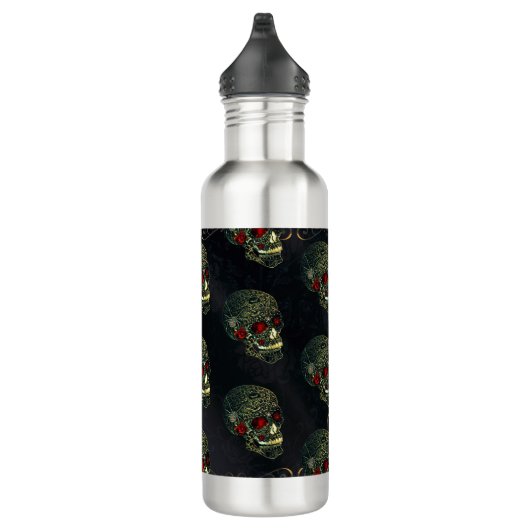 Glam Gothic Filigree Waterfles (Rechts)