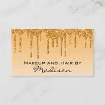 Glam Goud Druppelende Glitterdruppels Make-up Arti