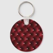 Glam Goud namaak fluweel luxe naam Sleutelhanger (Achterkant)