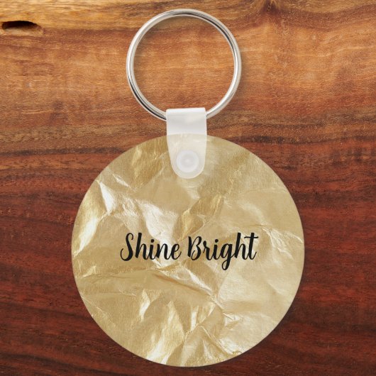 Glam Goud Rood Sleutelhanger (Voorkant)
