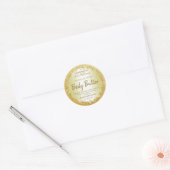 Glam Goud Verkreukelde Folie Body Butter Labels (Envelop)