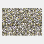 Glam Goud Zwart Dier Prints Inpakpapier Vel (Voorkant 3)