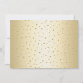 Glam Goud Zwart Wit 50ste foto Verjaardag Kaart (Achterkant)